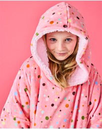 Kip&Co - Polkadot Kuddle Hooded Oversized Sweater - Kids