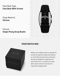 Armani Exchange - Black Digital Watch