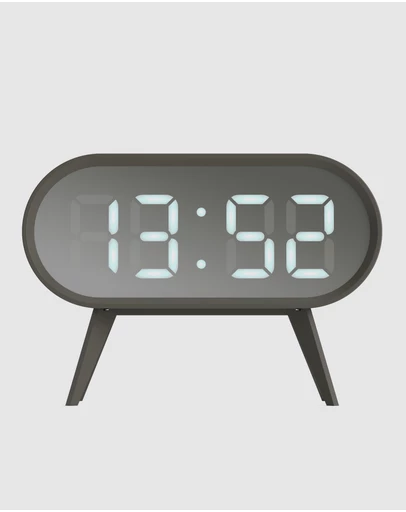 Newgate - Newgate Space Hotel Cyborg Led Alarm Clock Grey