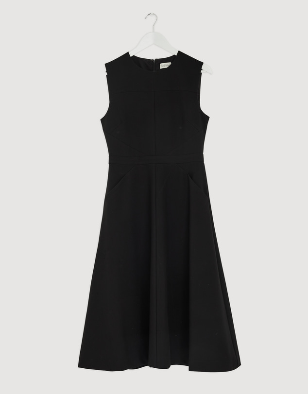 Revibe - Repaired Tussah Nora Suiting A-Line Midi Dress - AU 10