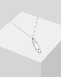 Kuzzoi - ICONIC EXCLUSIVE - Necklace Surfboard Trend in 925 Sterling Silver