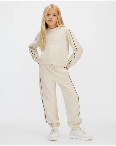 Calvin Klein Jeans - Girls Relaxed Piping Sweatshirt and Jogger Set