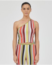 Third Form - Rhythm Knit One Shoulder Top