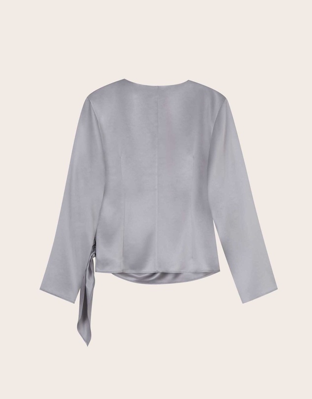 IDA+S - Juliette Satin Wrap Blouse