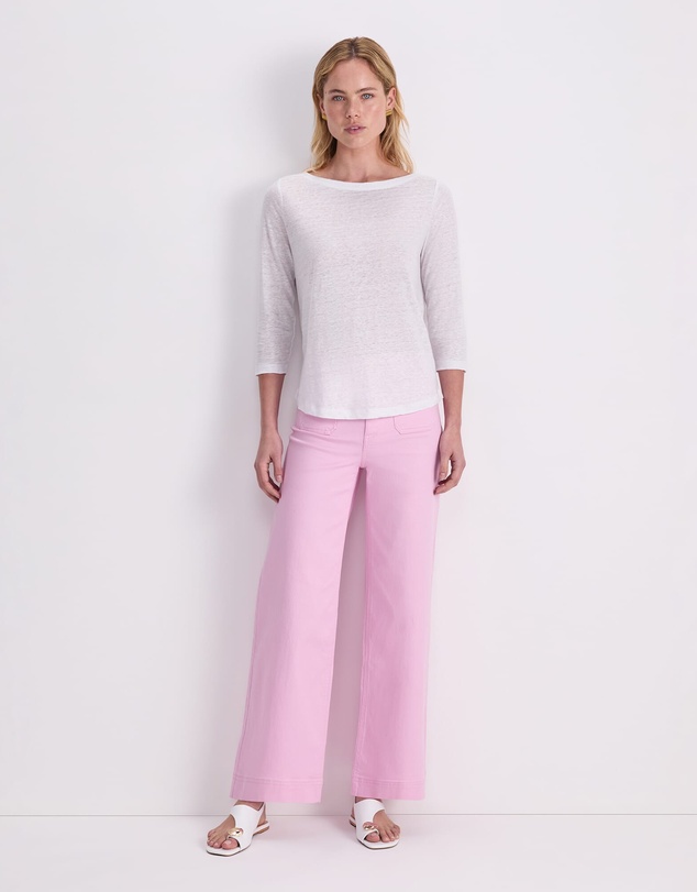 Sportscraft - Cecile Folded Linen Top