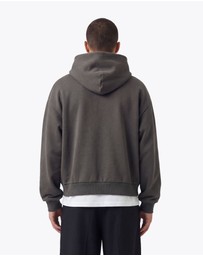 Zanerobe - Stallion Box Crop Hood Charcoal