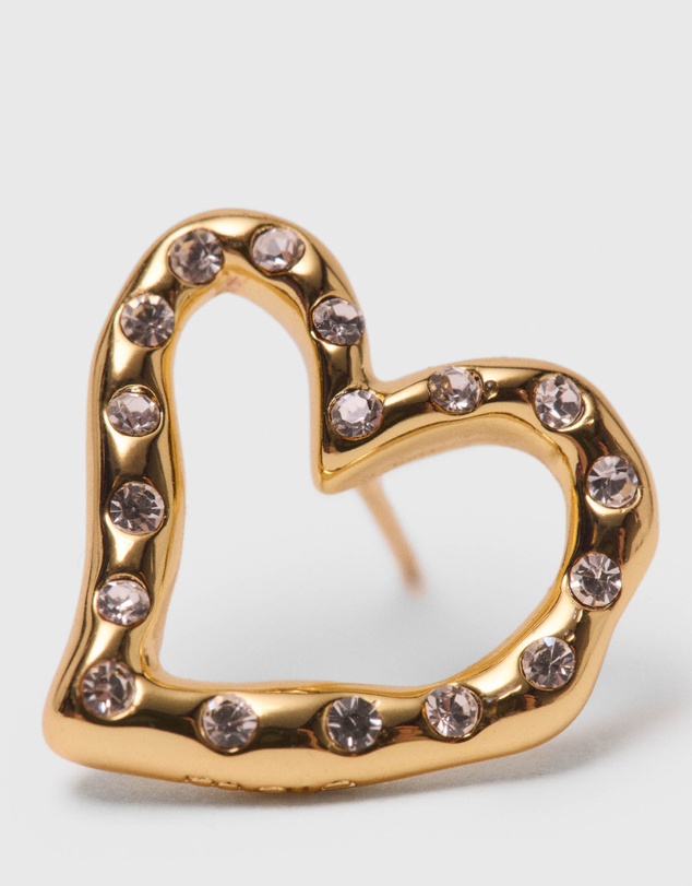 Maje - Heart Mini Bostrass Earrings