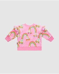 Rock Your Baby - Let The Good Times Roll Baby Jessica Frill Sweatshirt
