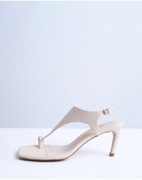 TOPSHOP - Iman Toe Loop Heeled Sandals