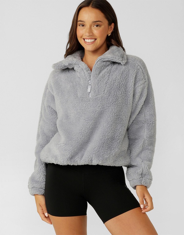 Lorna Jane - Everyday Teddy Quarter Zip Sweater