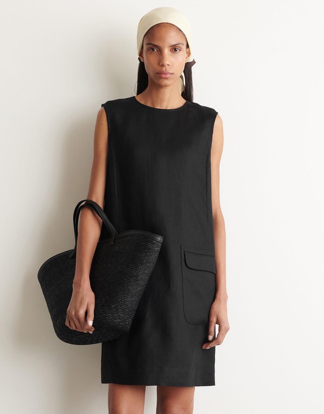 COS - Linen Mini Shift Dress