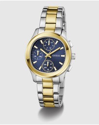 GUESS - GUESS Ladies 2-Tone Multifunction Watch
