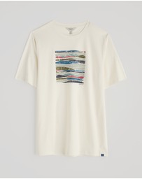 Seasalt - Seasalt Cornwall White Midwatch Organic Cotton T-Shirt