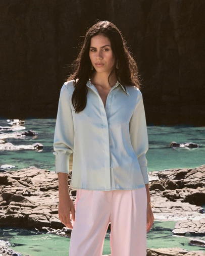 Forcast - Mae Satin Shirt
