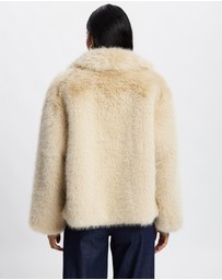 Honey and Beau - Gracia Faux Fur Jacket
