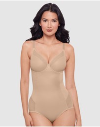 Miraclesuit Shapewear - Sexy Sheer Shaping Underwired Padded Bodysuit