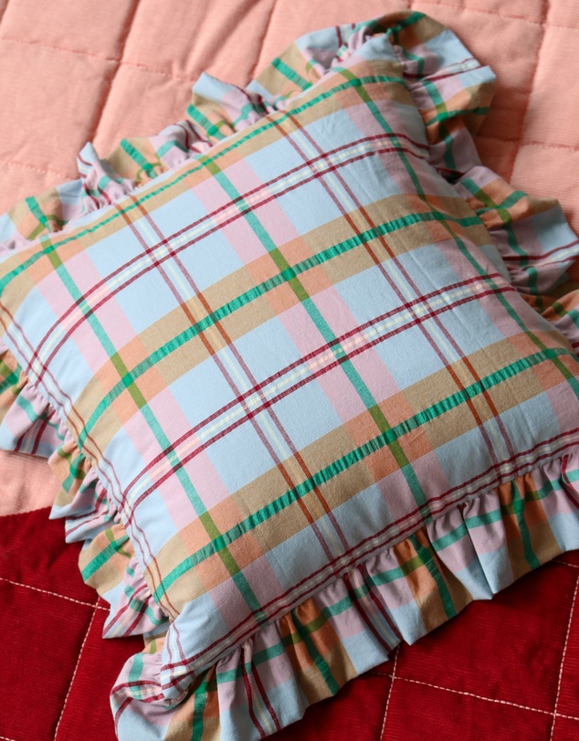 Mosey Me - Confetti Plaid Cushion