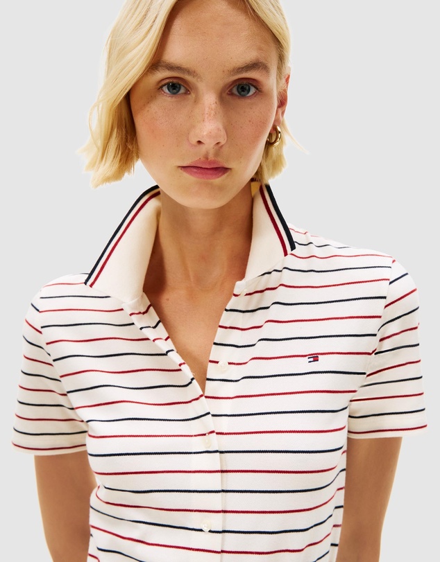 Tommy Hilfiger - Tipping Co Midi Polo Dress