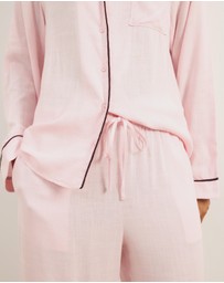 Atmos&Here - Ava Linen Blend Long PJ Set