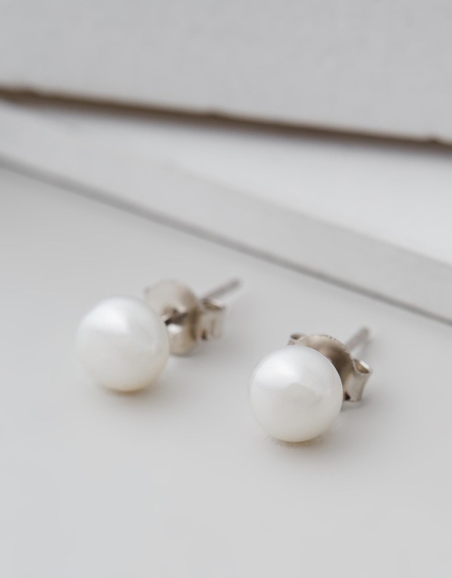 Moira Hughes - The White Label - Freshwater Pearl Studs