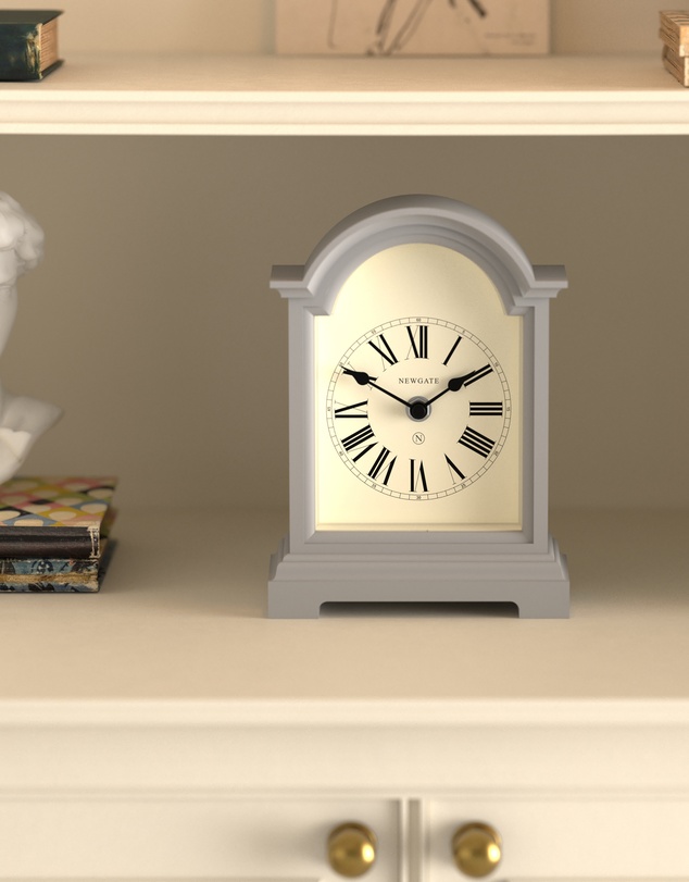 Newgate - Newgate Fillmore Mantel Clock-Clockwork Grey
