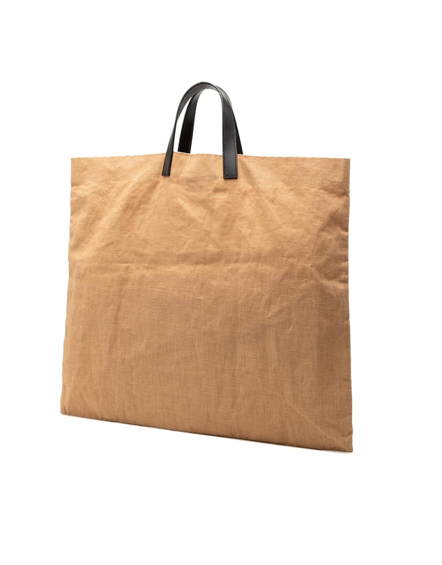 Pre-Loved by Azura Reborn - Pre-Loved Hemp Silhouette Baguette Tote