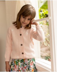 Alex & Ant - Sunflower Cardigan - Baby Pink