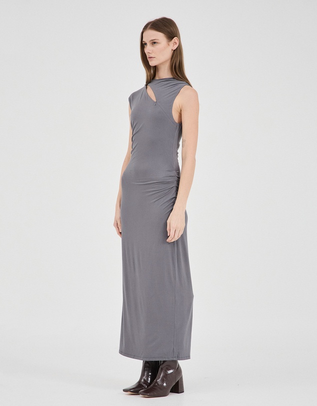 FRIEND of AUDREY - Ari Ruched Jersey Dress