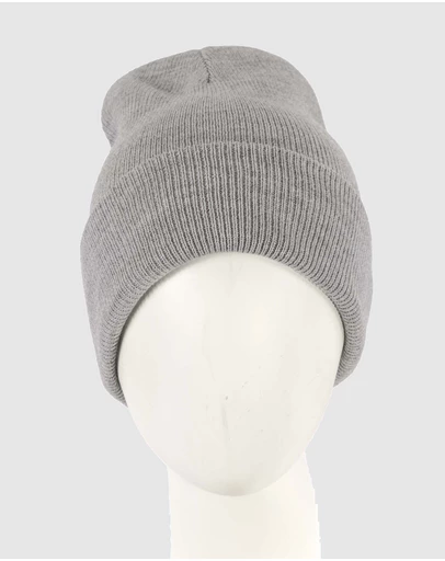 Max Alexander - European Made Grey Wool Beanie