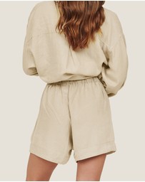 Carlotta + Gee - 100% Linen Shorts