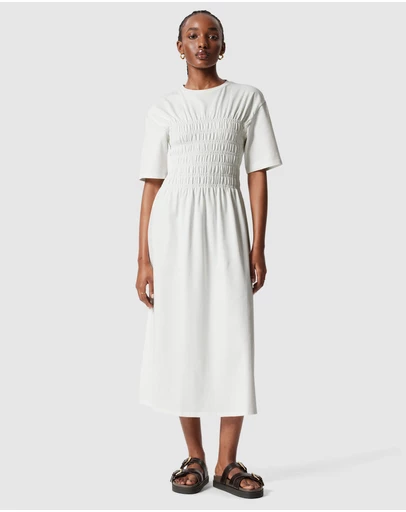 & Other Stories - Smocked Midi Dress
