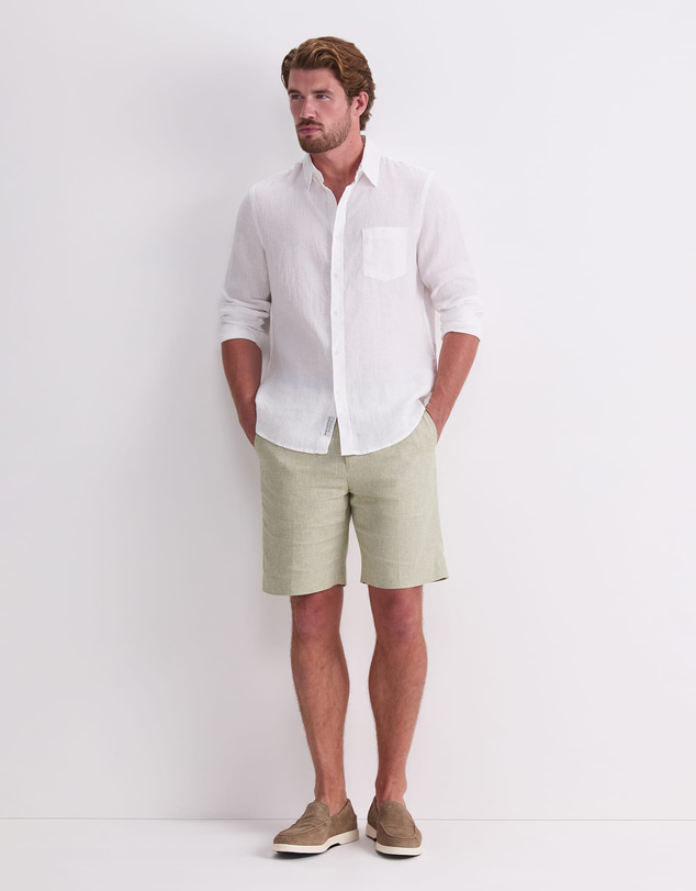 Sportscraft - Long Sleeve Linen Shirt