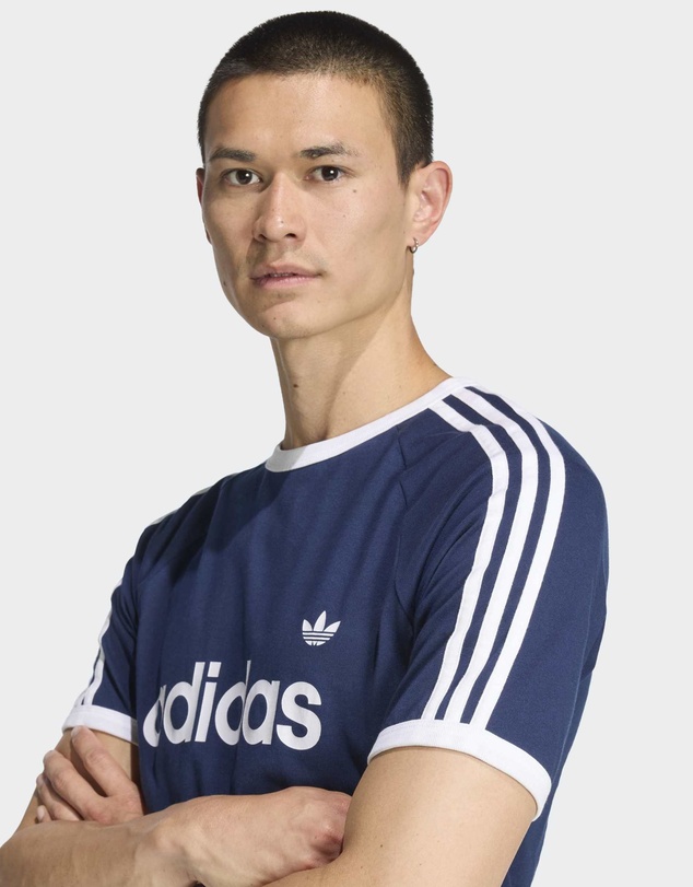 adidas Originals - 3-Stripes Slim Ringer T-Shirt Mens