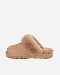 Ozwear Connection Uggs - Ugg Slippers Premium Australia Sheepskin Unisex Scuffette Suede