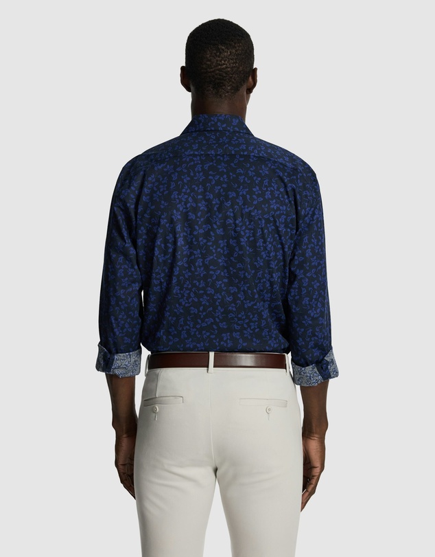 yd. - Linden Slim Floral Shirt