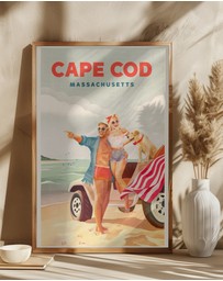 Olive et Oriel - Cape Cod Massachusetts Summer Beach by The Whiskey Ginger Art Print