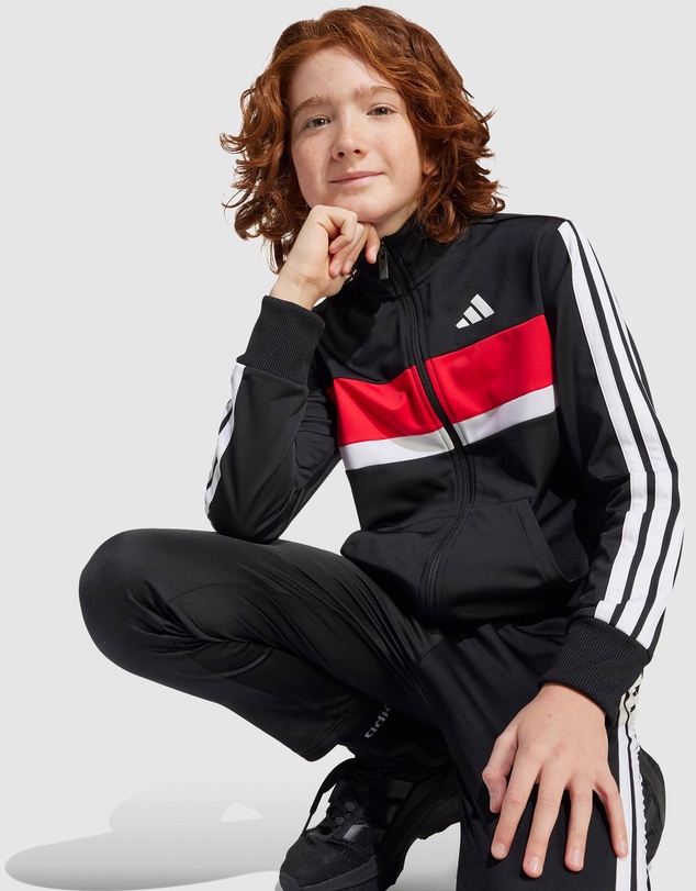 adidas Sportswear - Seasonal Essentials Tiberio 3 Stripes Tricot Tracksuit - Teens