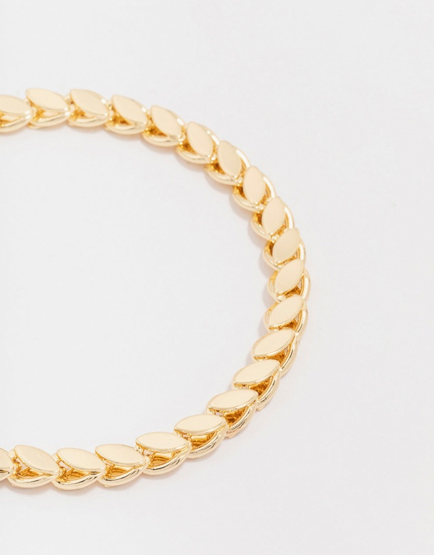 Lovisa - Gold Plated Brass Risoni Chain Bracelet