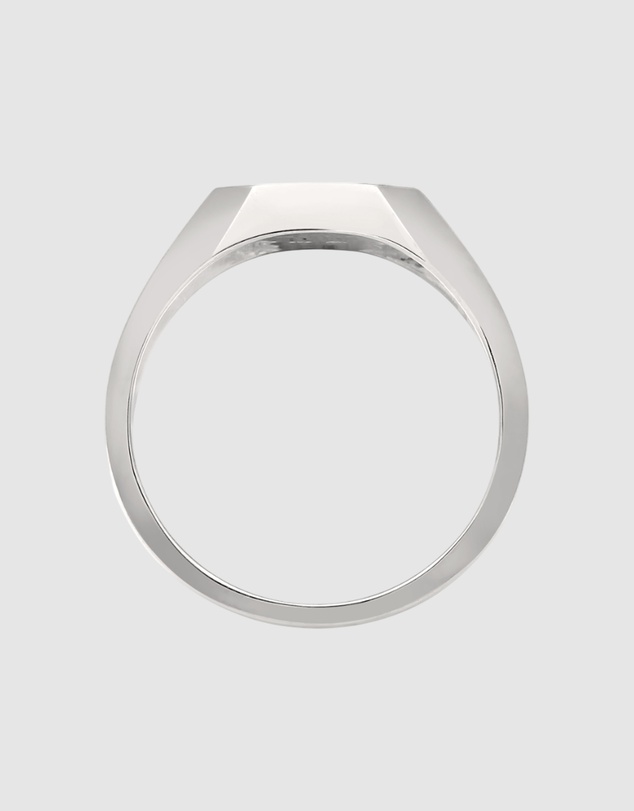 Kuzzoi - ICONIC EXCLUSIVE - Enamel Signet Ring in 925 Sterling Silver