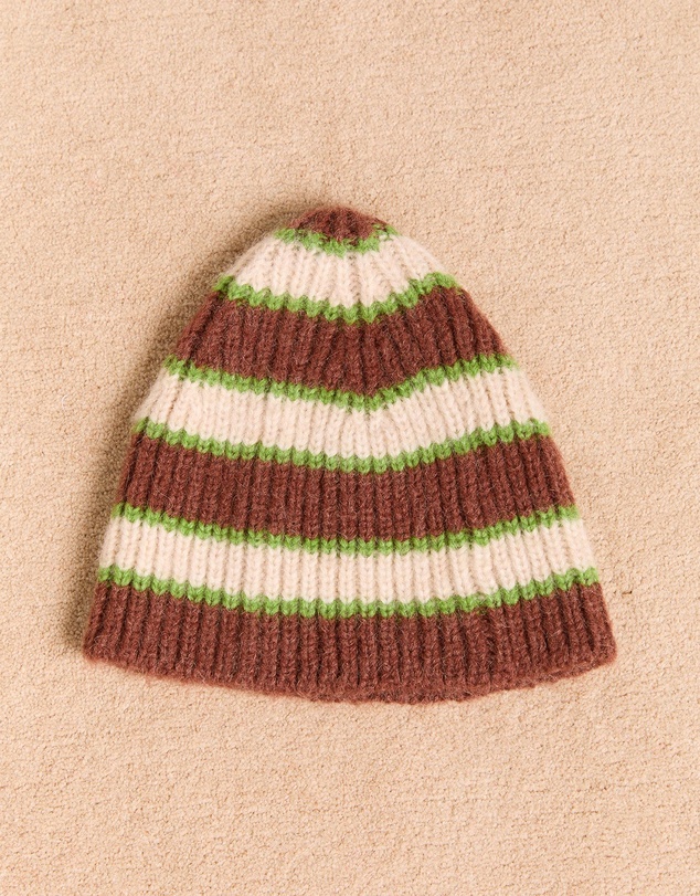 Damson Madder - Stripe Beanie