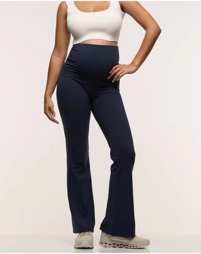 Soon Maternity - Straight Flare Overbelly Leggings
