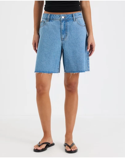Calli - Blake Wide Leg Denim Jorts