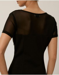 Tussah - Olivia V-Neck Crepe Midi Dress