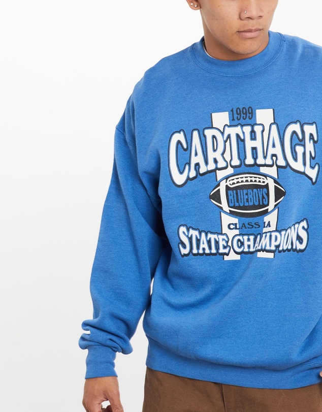 Vintage by The Real Deal - Pre Loved - Vintage 1999 Carthage State Champions Sweatshirt