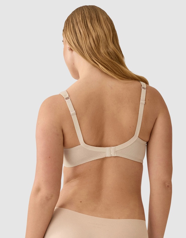 Naturana - Wednesday Jacquard Wireless T-Shirt Bra with Padded Straps