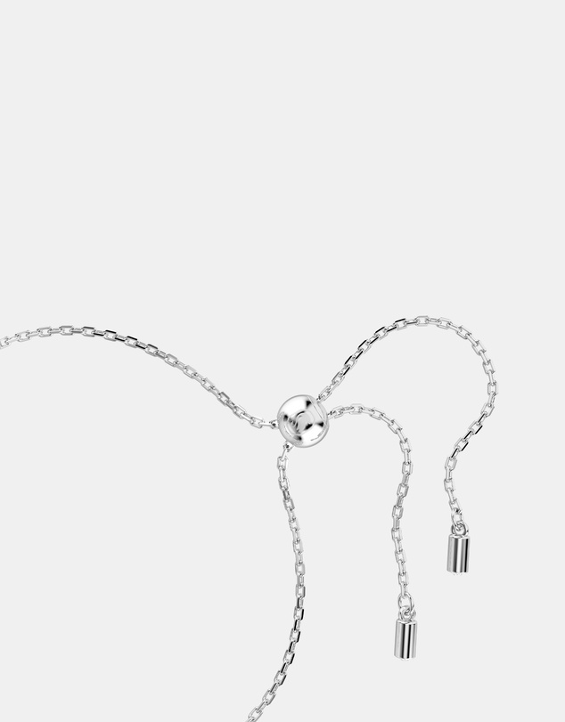 Swarovski - Constella Bangle, Crystal Pearl, Round Cuts, White, Rhodium-Plated