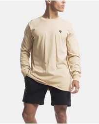 Vacancy Co - Palm Embroidery Long Sleeve Tee