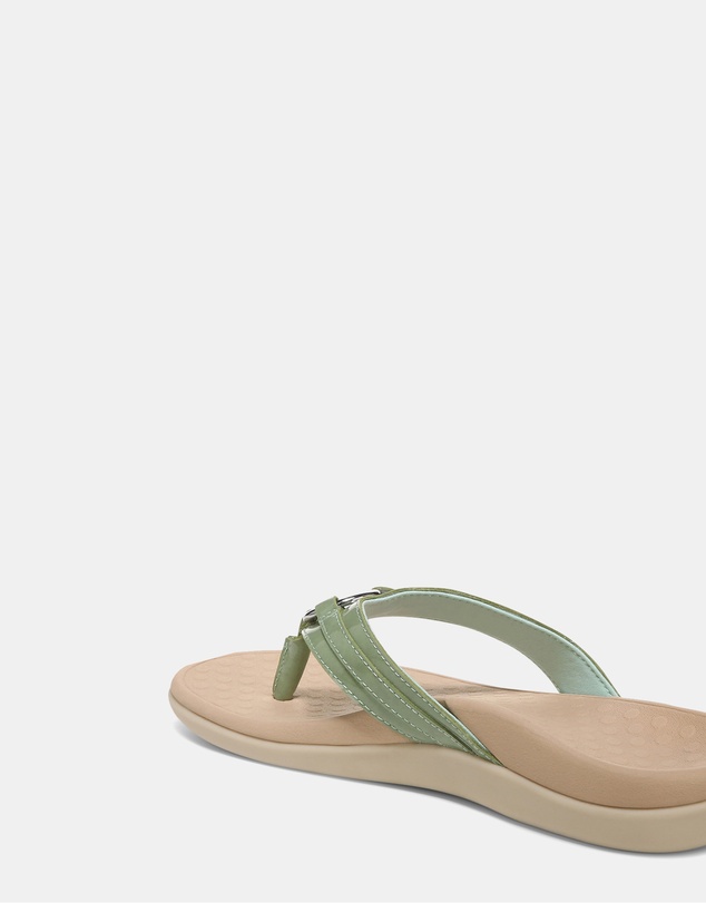 Vionic - Tide Aloe Toe Post - Agave Patent