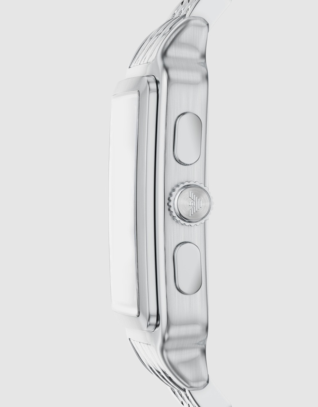 Emporio Armani - Silver Tone Chronograph Watch