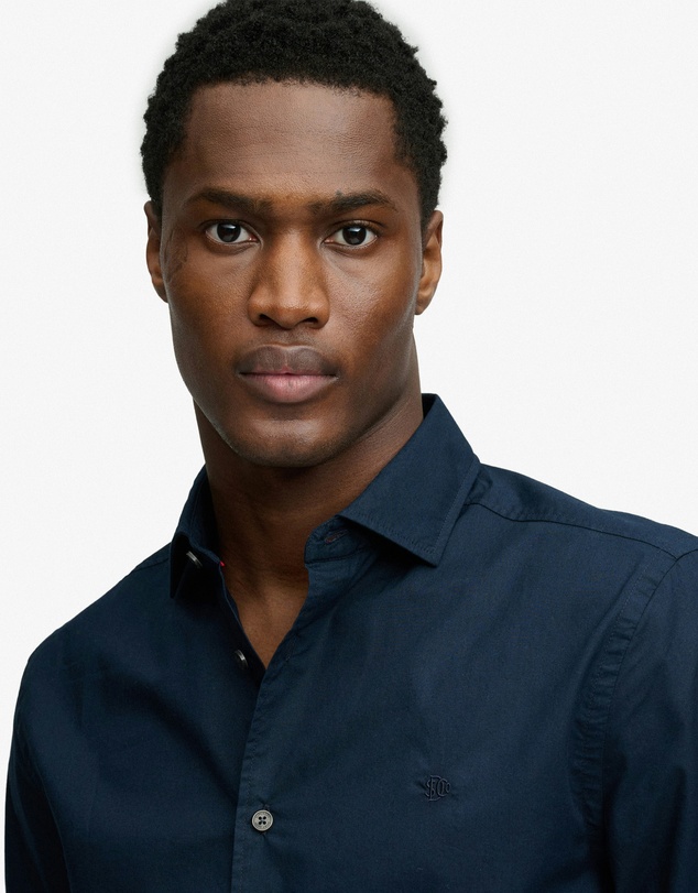 Superdry - Cut Away Poplin Long Sleeve Shirt